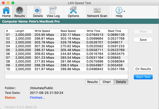 lan speed test reviews